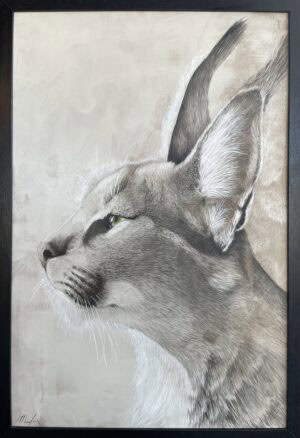 Caracal painting