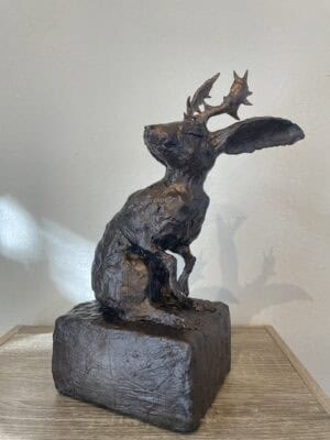 Rabbit with antlers