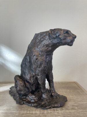 Leopard sculpture